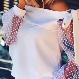 Fancy white blouse